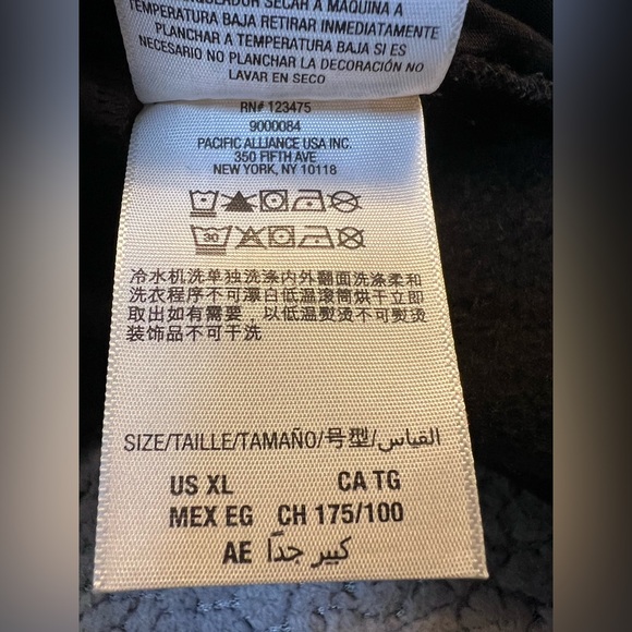 Juicy Couture Juice Pullover Hoodie Womens Size XL Blue And Yellow Oversized - Picture 4 of 13